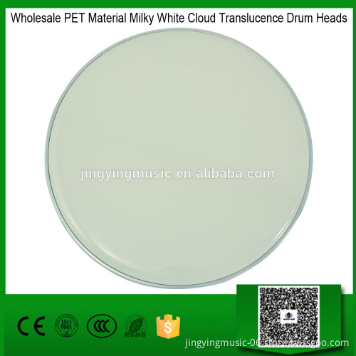 Wholesale PET Material Milky White Cloud Translucence Drum Heads